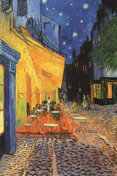 The Cafe Terrace on the Place du Forum (Caf? Terrace at Night), 1888
