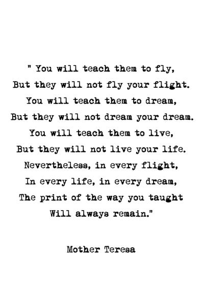 Dream - Mother Theresa Quote