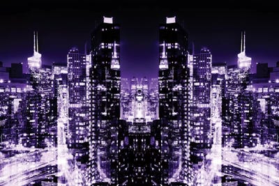 Skyline at Purple Night